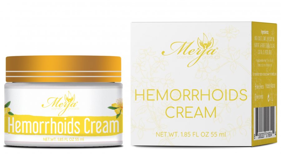 Natural Hemorrhoids Repair Cream with Saint Johns Wart Oil & essential oils - Skin Repair & Relief 