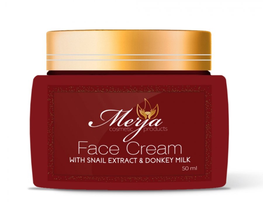 Anti aging Face Cream with Donkey Milk and Snail Extract, Aloe & Collagen - Day and Night Use - Anti-wrinkle & Tone refining - Enhances Skin Tone & Elasticity