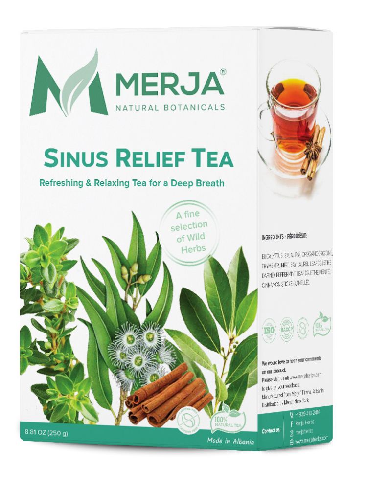 Sinus Relief Tea - Tea for Sinus Cleanse - Reduce Sinus Discomfort - Caffeine Free 