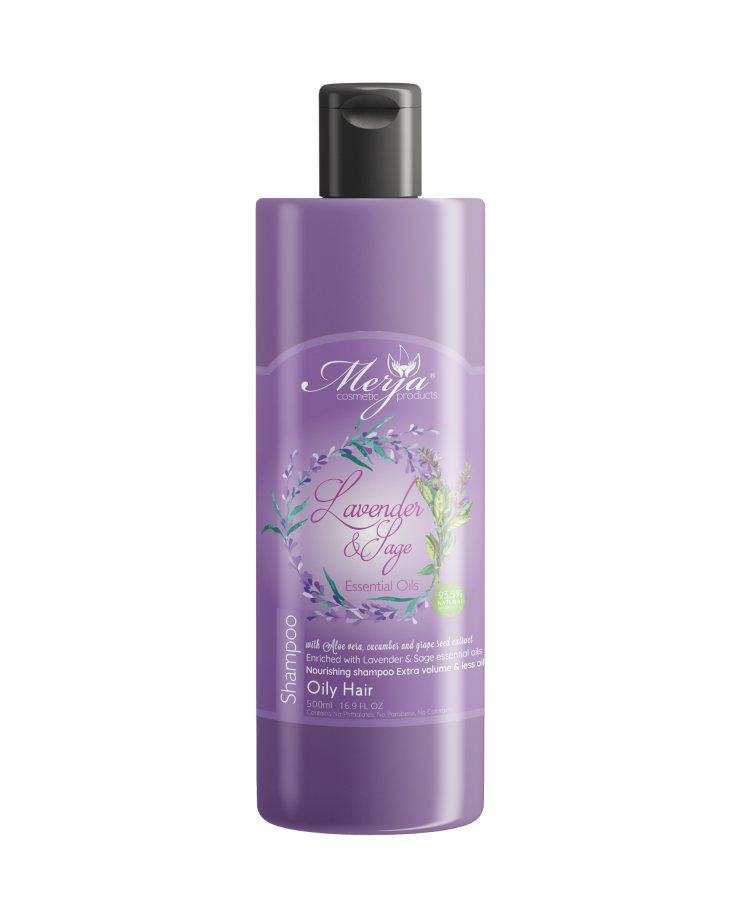 Oily Hair Shampoo with Lavender & Sage - 93.5% Natural Origin - Coming Soon